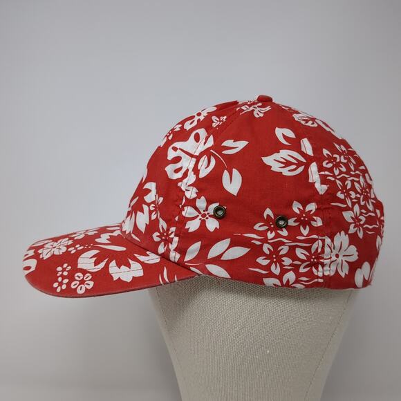 Ha Strapback Baseball Cap Multicolor One Size Adjustable Floral Print Blank - Picture 3 of 9